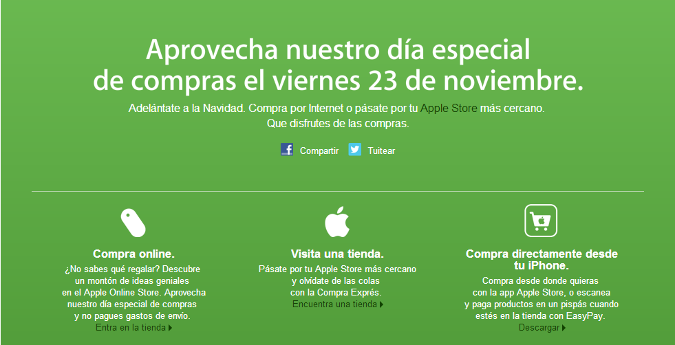 apple black friday españa